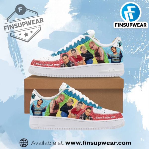 Backstreet Boys I Want It That Way Nike Air Force 1 Sneaker finsupwear 1