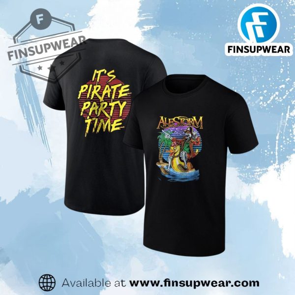 Its Pirate Party Time Pirate Shirt finsupwear 1