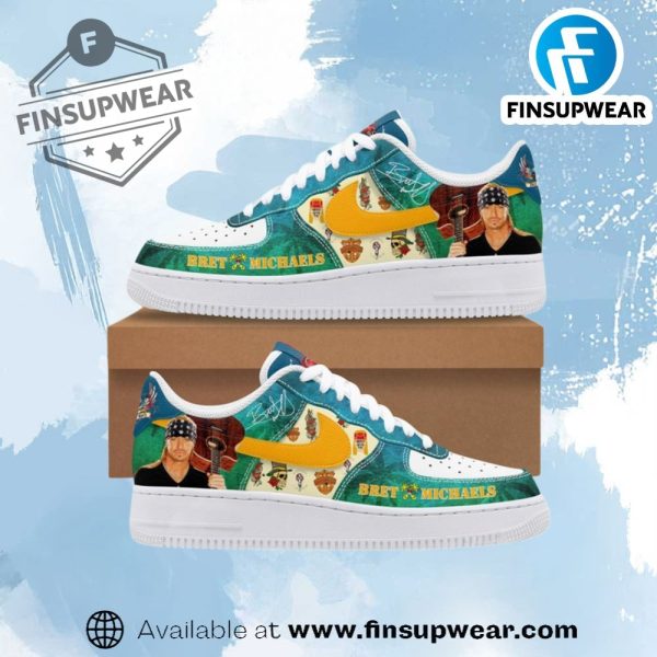 Bret Michaels 2025 Nike Air Force 1 Shoes finsupwear 1