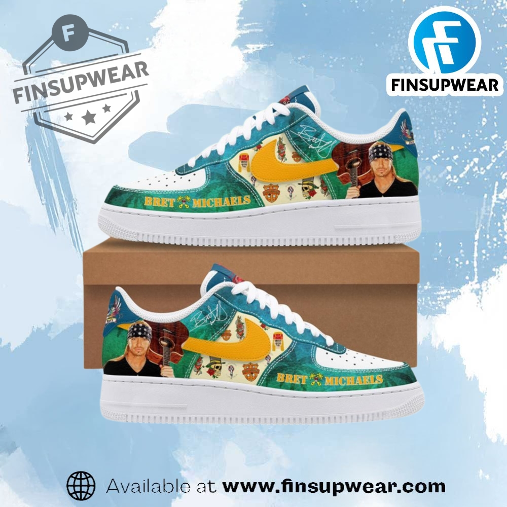 Bret Michaels 2025 Nike Air Force 1 Shoes finsupwear 1