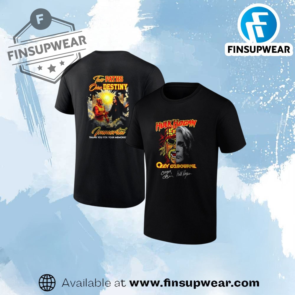 Ozzy Osbourne Hulk Hogan Two Paths One Destiny Shirt