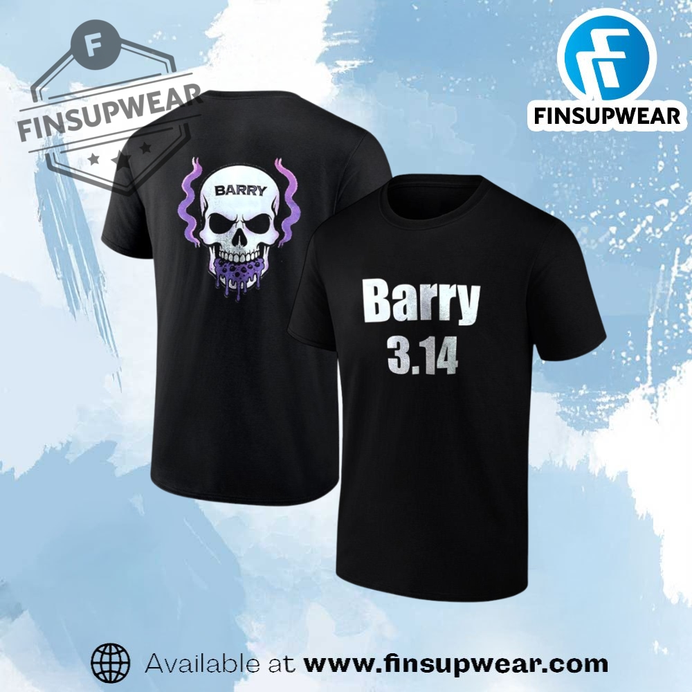 Berries Adult Stone Cold Barry 3 14 Skull Shirt
