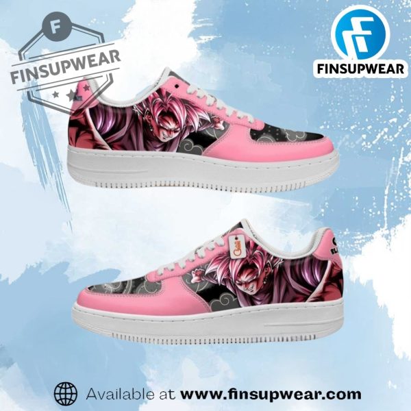 Goku Black Rose Dragon Ball Air Force 1 Shoes finsupwear 1