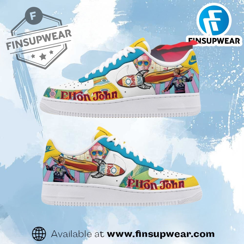 Elton John Nike Air Force 1 Shoes
