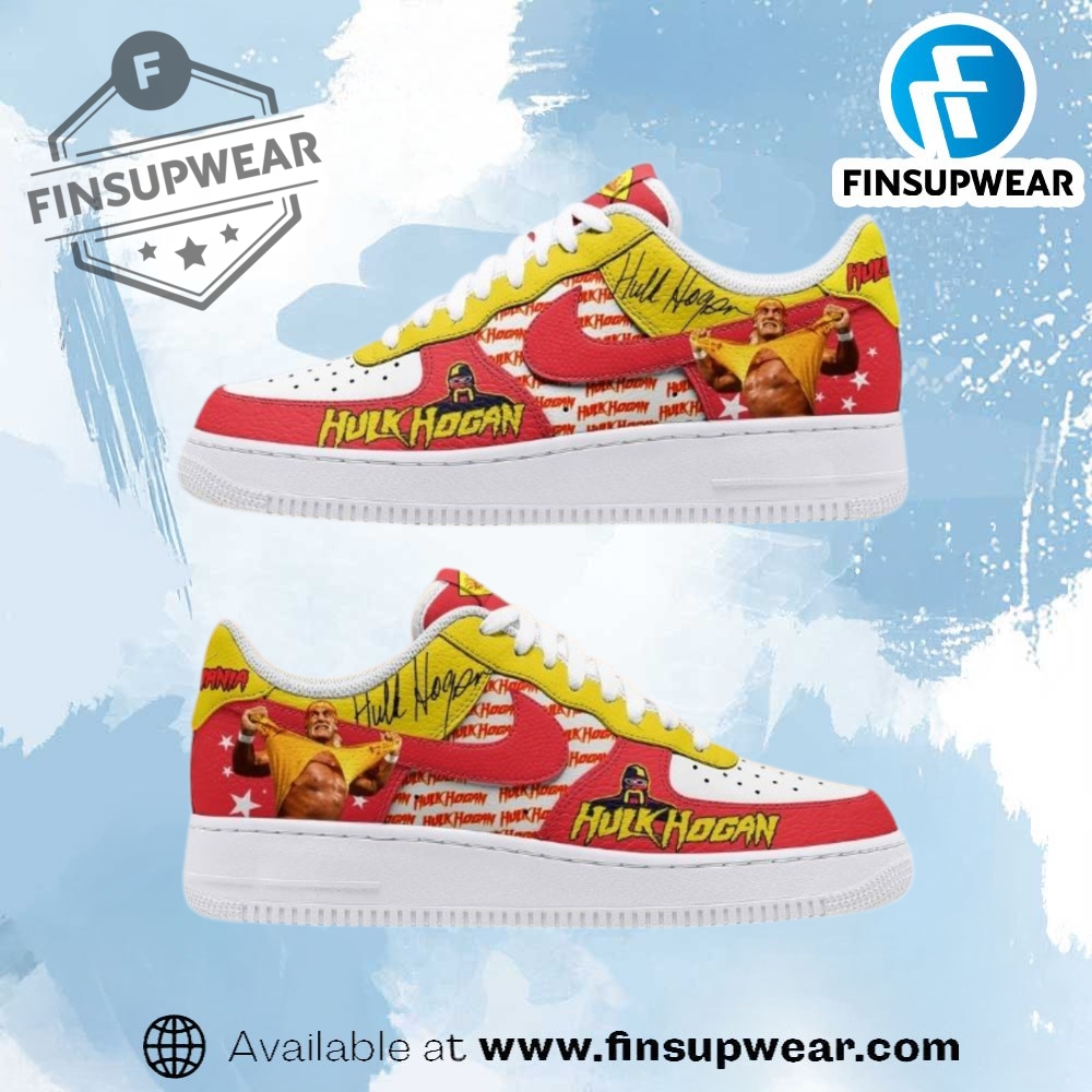 Hulk Hogan Nike Air Force 1 Shoes