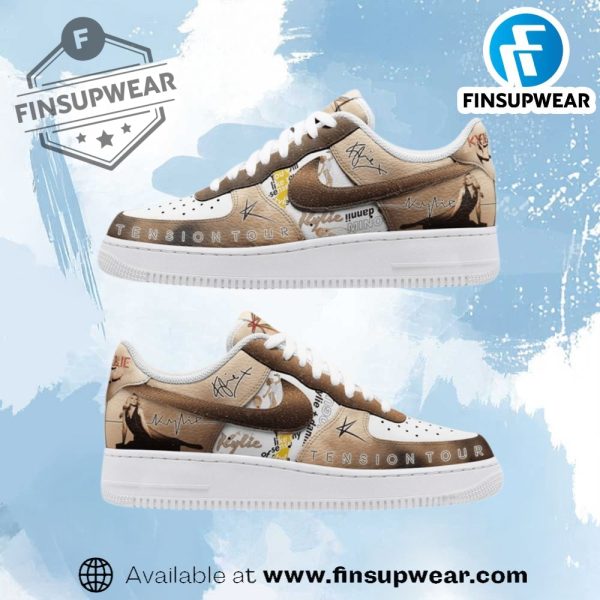 Kylie Minogue Tension Tour Nike Air Force 1 Shoes finsupwear 1