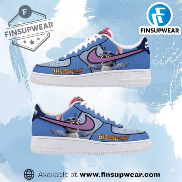 Lilo Stitch Air Force 1 Shoes finsupwear 1