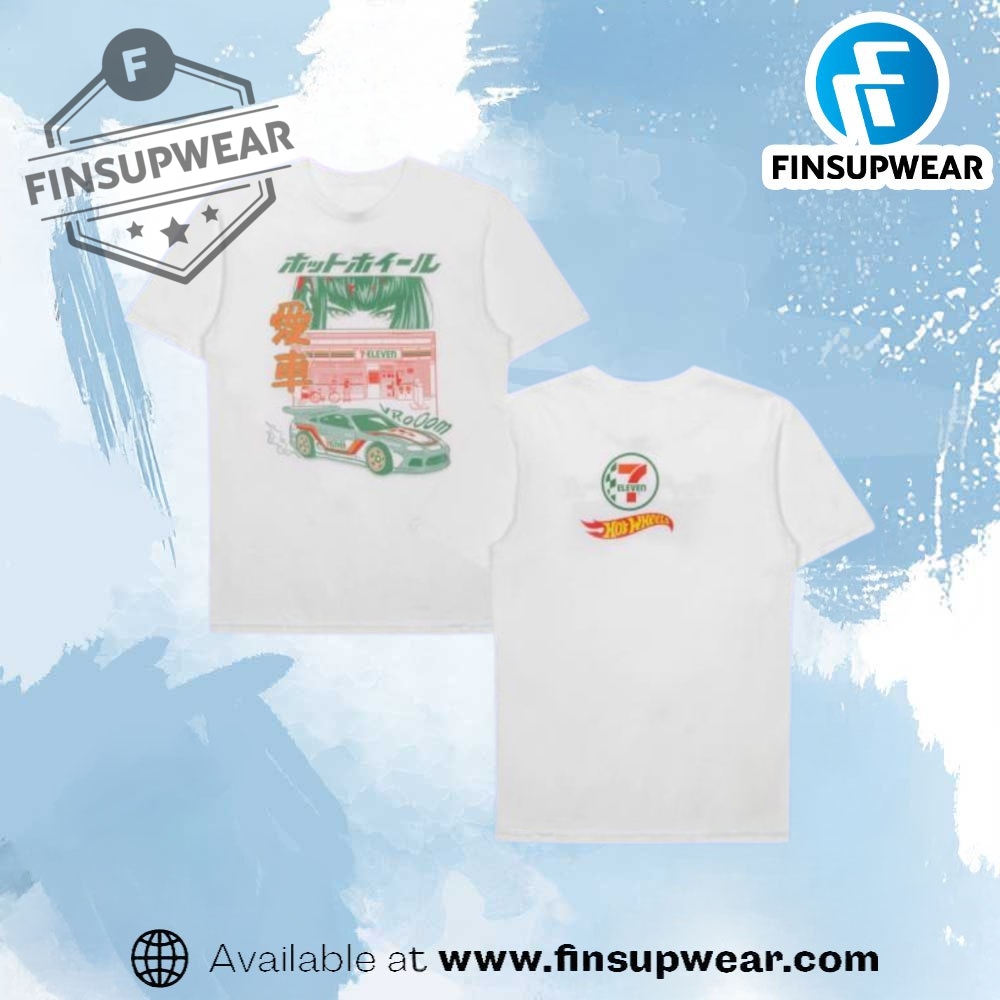 7Collection Merch Store Shop 7Eleven X Hot Wheels Anime Shirt
