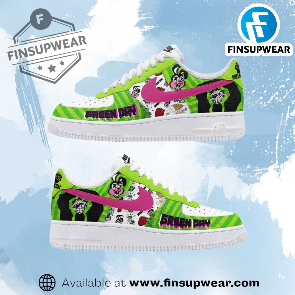 Green Day Air Force 1 Shoes finsupwear 1