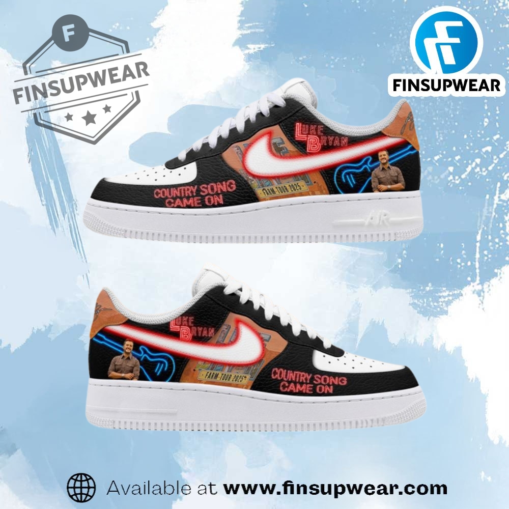 Luke Bryan Country Song Came On Nike Air Force 1 Shoes