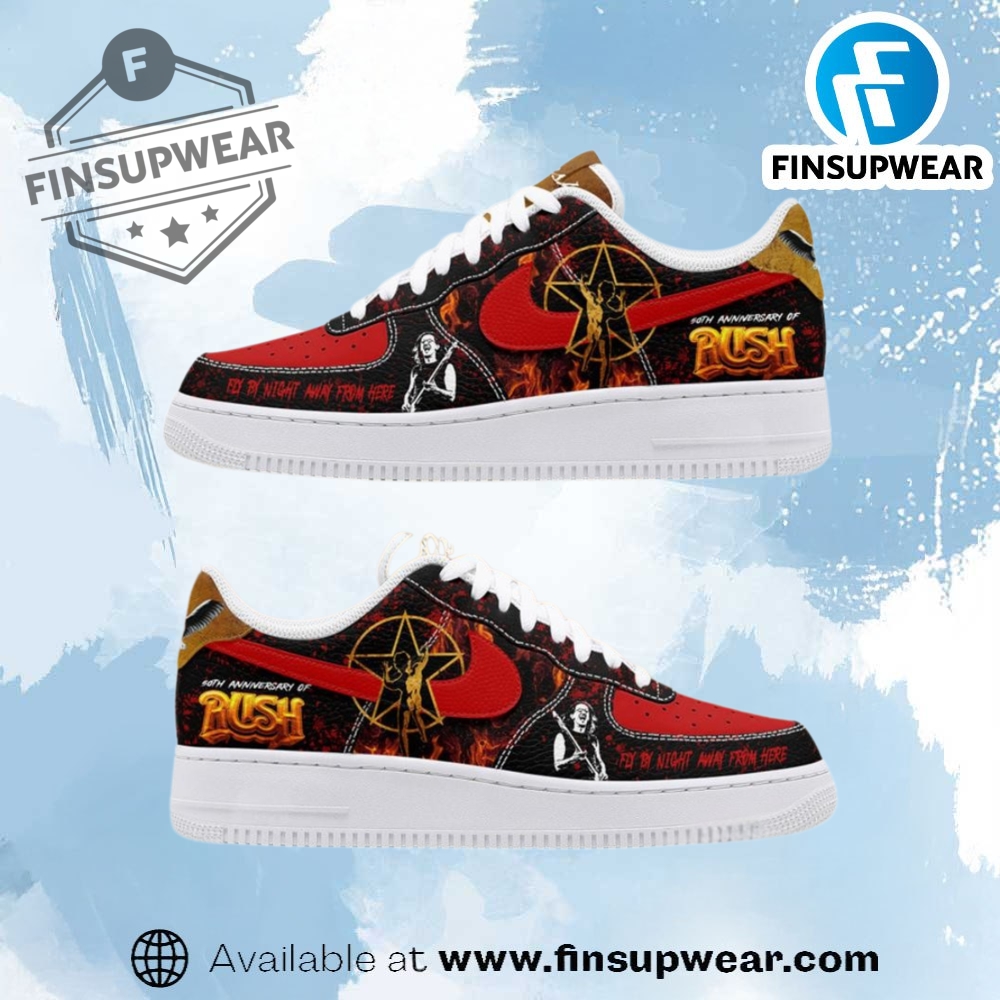 Rush 50 Anniversary Air Force 1  Shoes