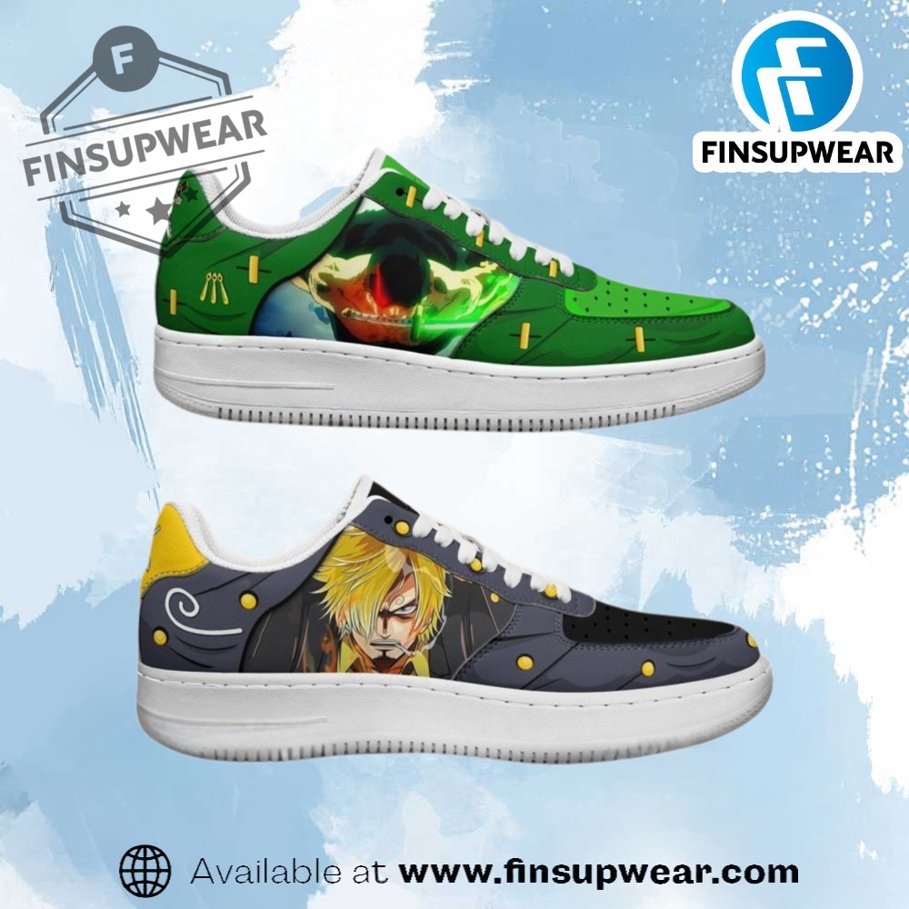 Sanji X Zoro One Piece Air Force 1 Shoes